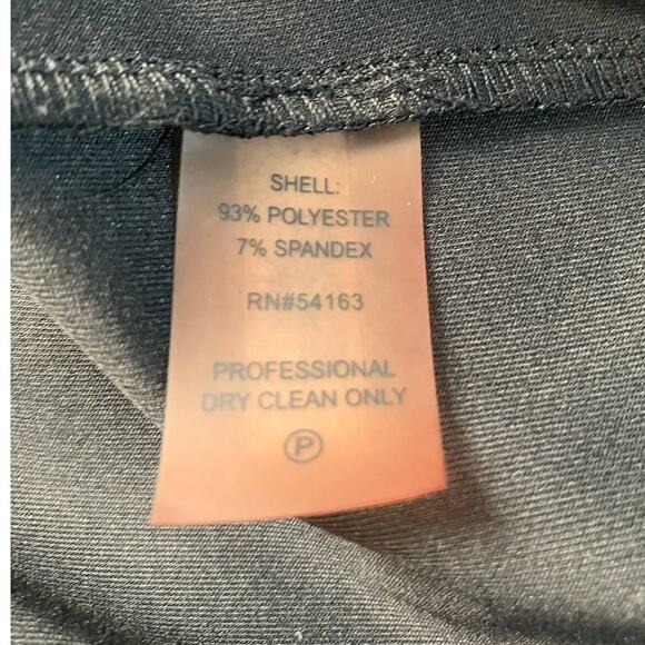 Calvin Klein Women's Blk/Blue Geometric Print Sleeveless Sheath Dress SZ 8 - Picture 10 of 11